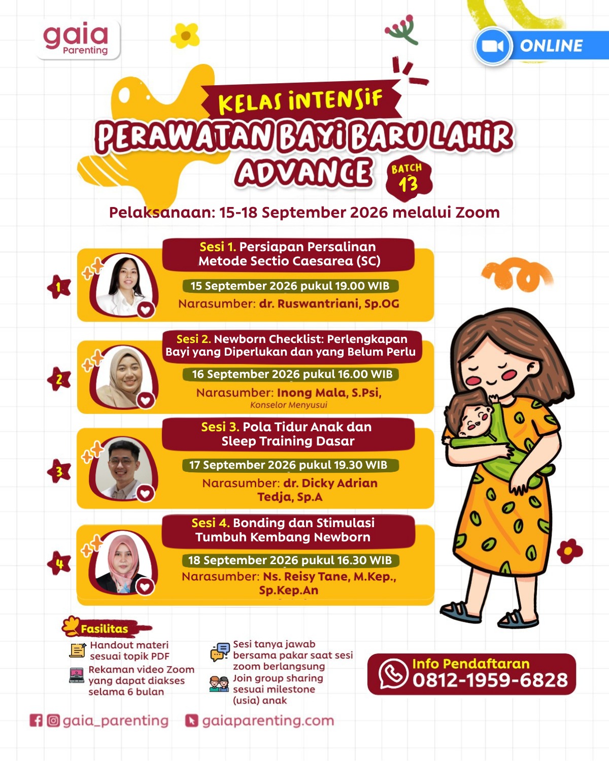 Kelas Perawatan Bayi Baru Lahir Advance