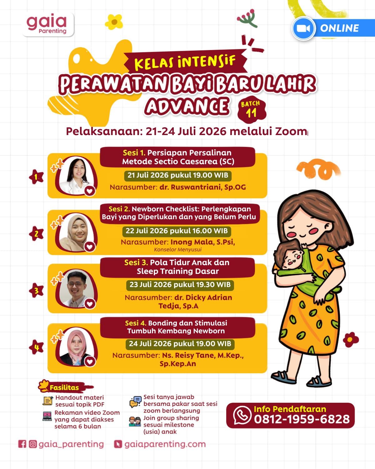 Kelas Perawatan Bayi Baru Lahir Advance