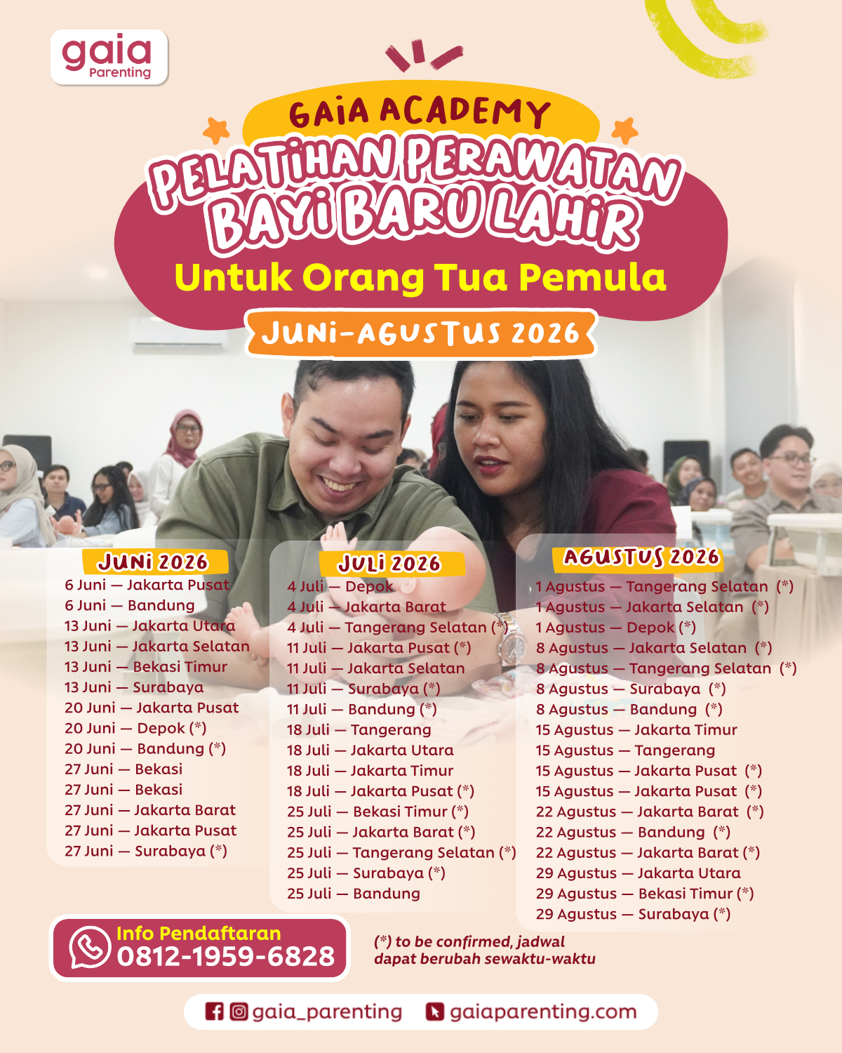 Kelas Perawatan Bayi Baru Lahir (Offline)