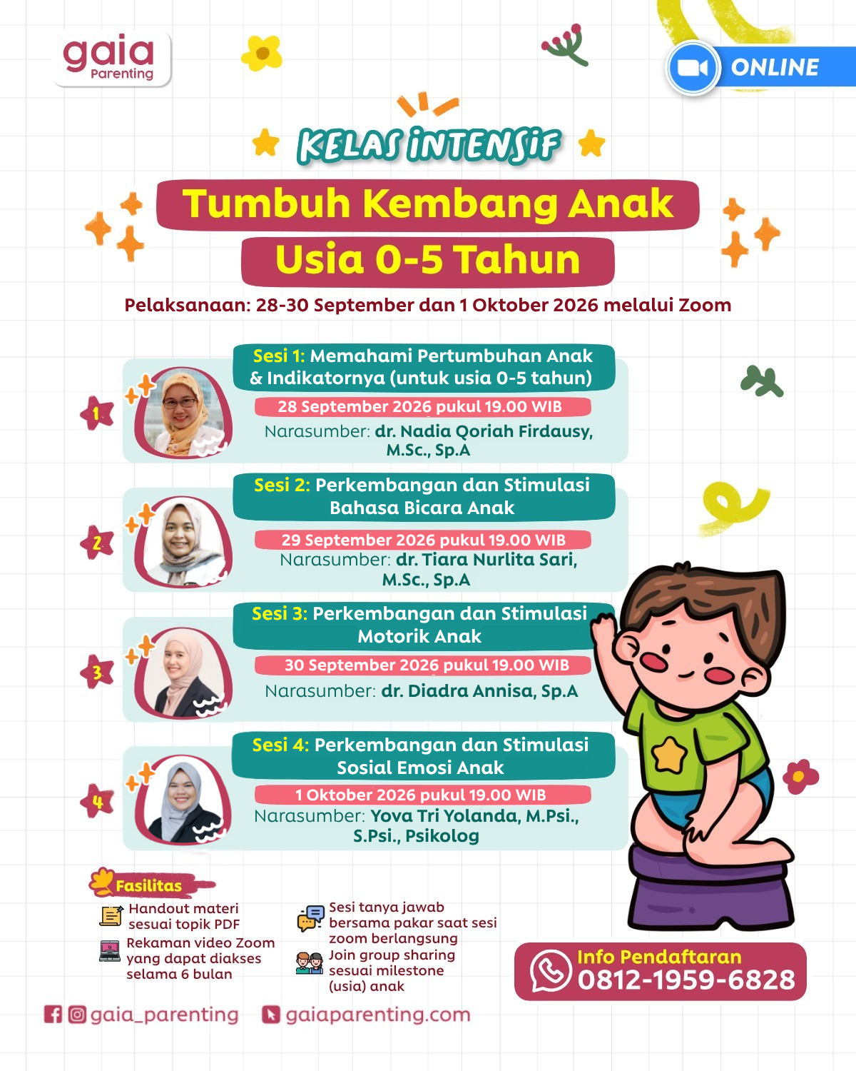 Kelas Tumbuh Kembang Anak Usia 0–5 Tahun